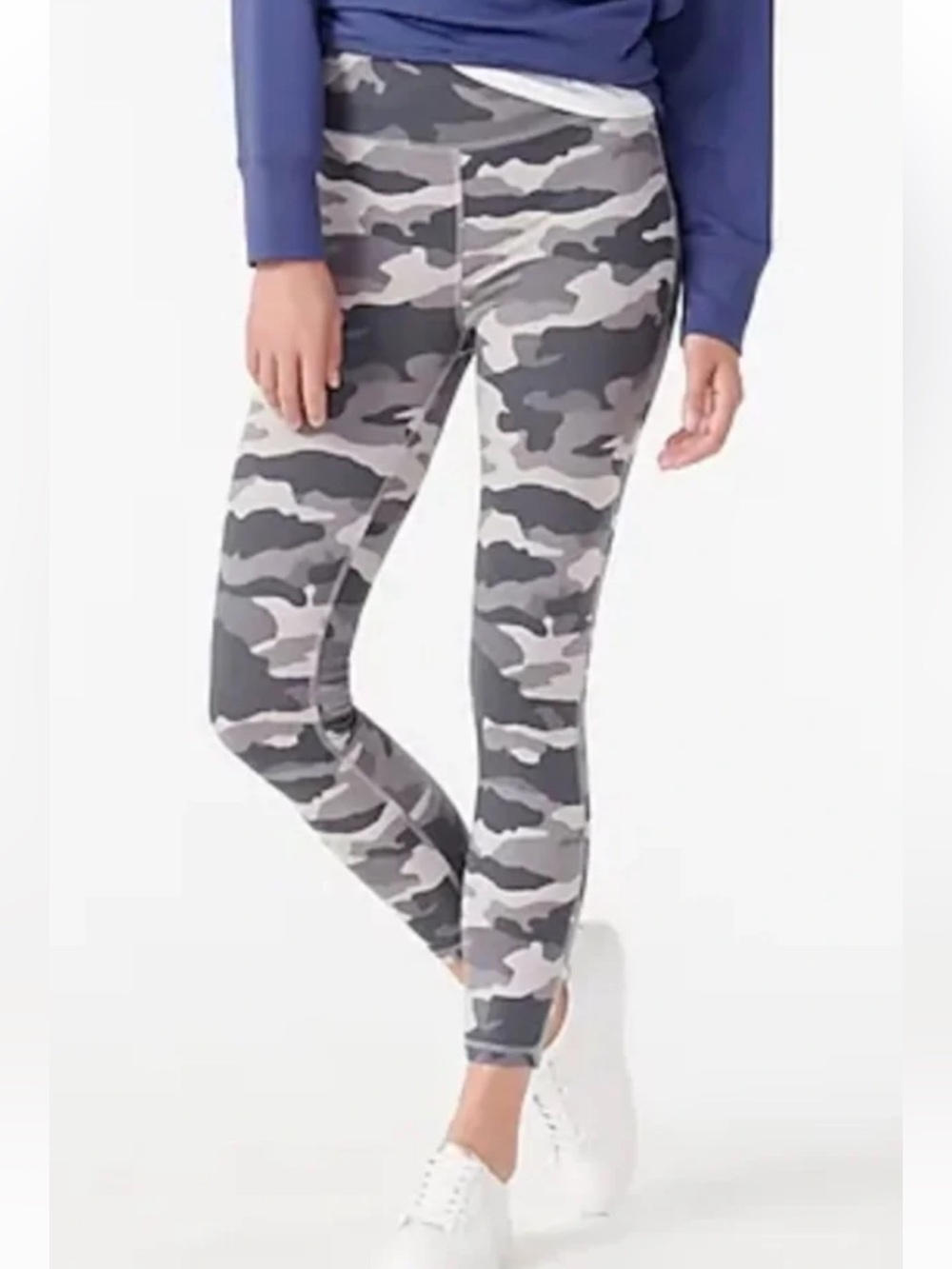 Jcrew Gray Camo High-Waist Leggings size medium